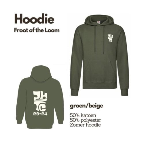 ZHTC hoodie groen