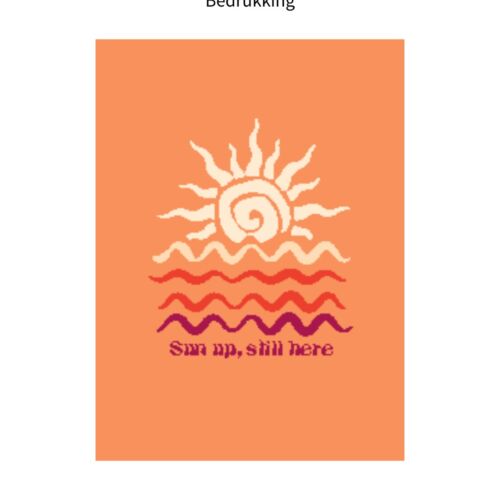 Orange Sun Bright Era Pattern