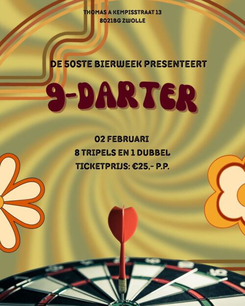 9-darter 50ste bierweek